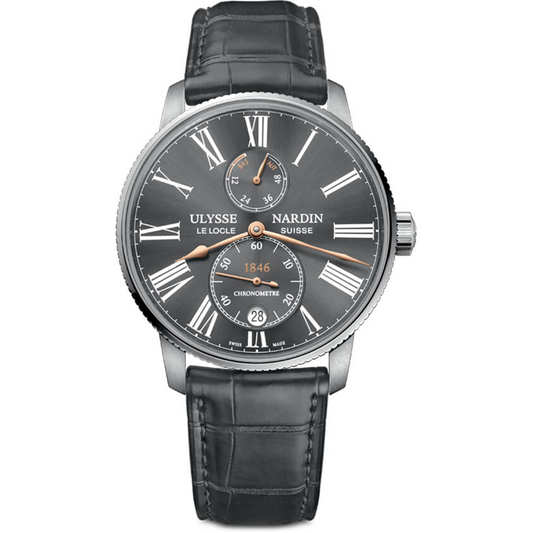 Ulysse Nardin Marine Torpilleur 42mm 1183-310/42-BQ Grey Dial