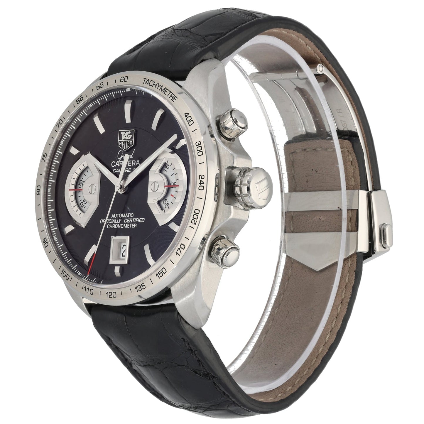 Tag Heuer Grand Carrera CAV511A 43mm Stainless Steel Watch