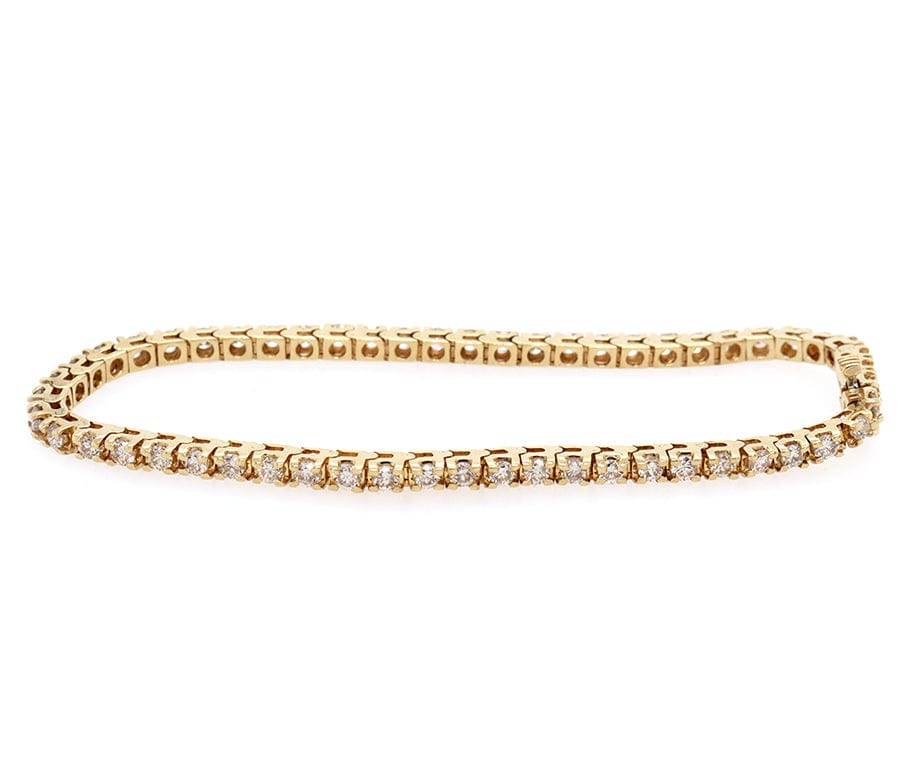 2.20ctw Round Diamond Tennis Bracelet in 14K