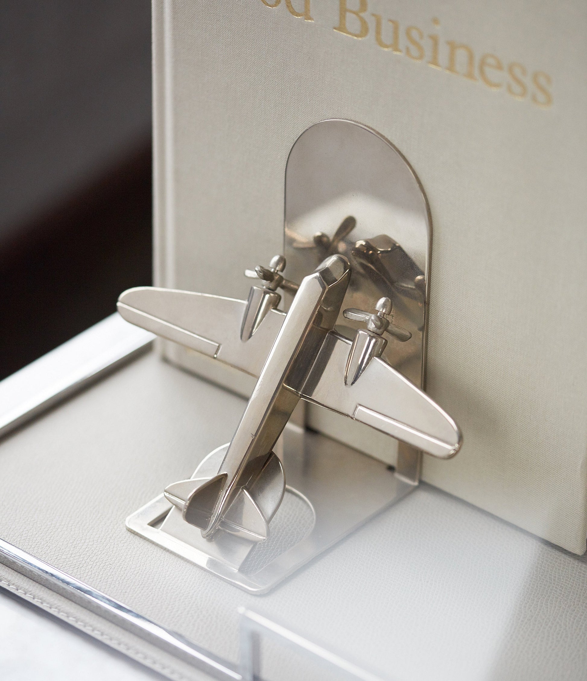 Art Deco Airplane Bookends | Circa 1930s