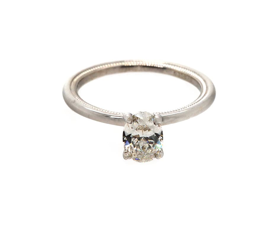 Verragio 1.01ct Oval Diamond Solitaire Engagement Ring in 18K