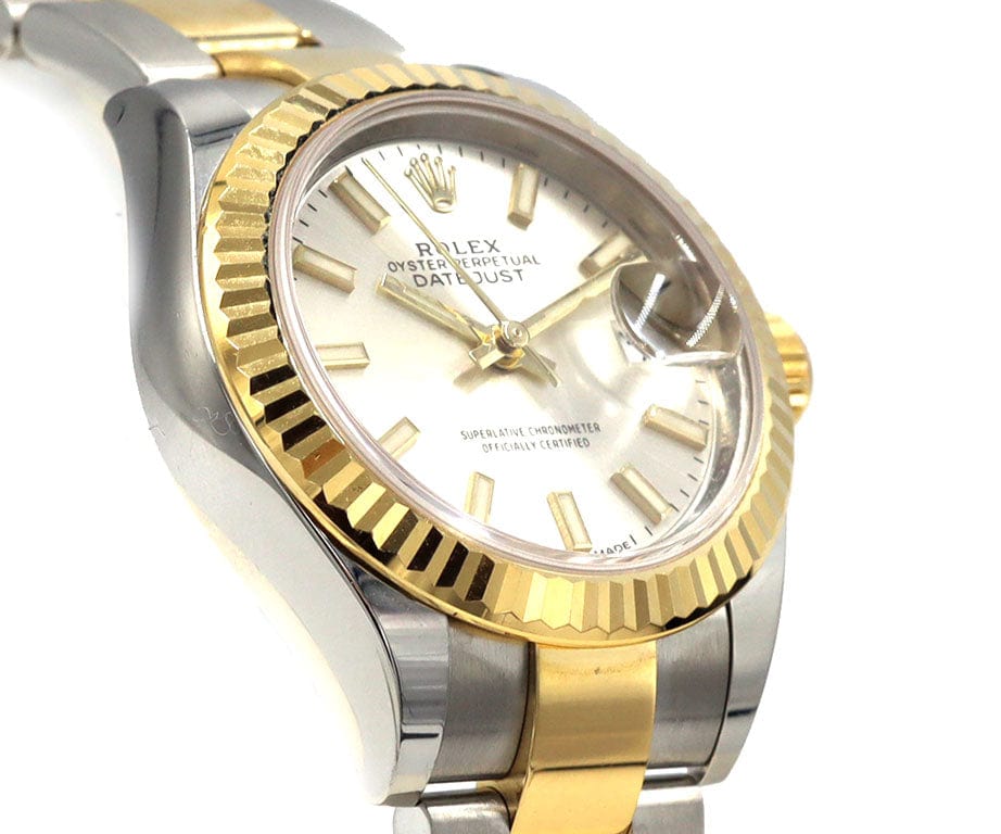 2018 Rolex Datejust 279173 28MM Silver Dial Ladies Watch