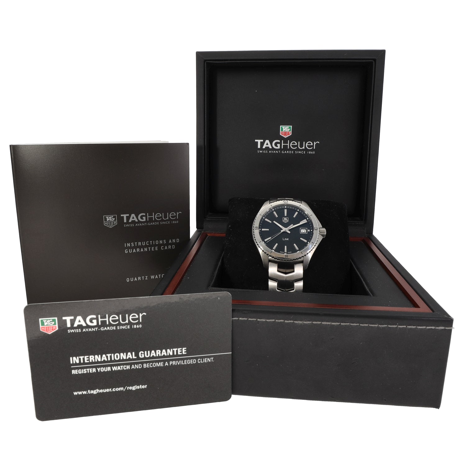 Tag Heuer Link WAT1110 40mm Stainless Steel Watch