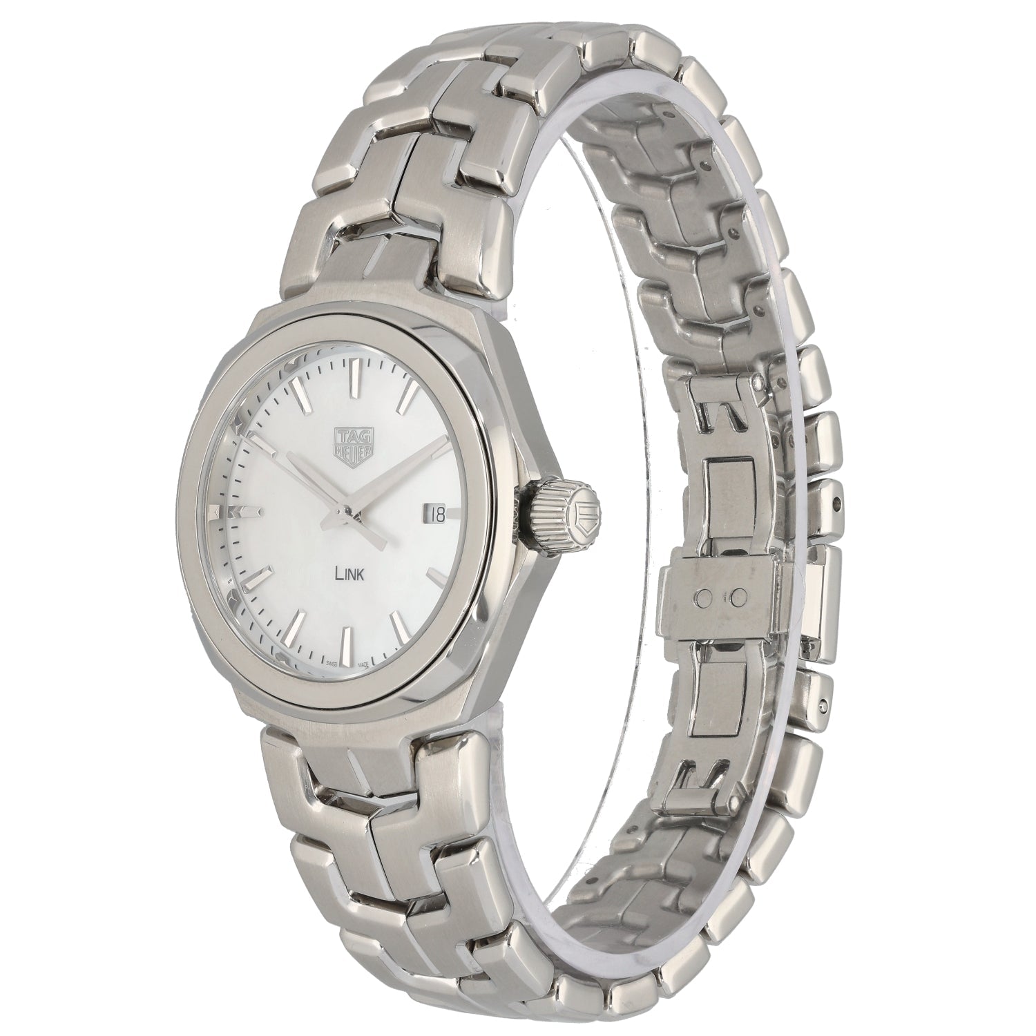 Tag Heuer Link WBC1310-1 32mm Stainless Steel Watch