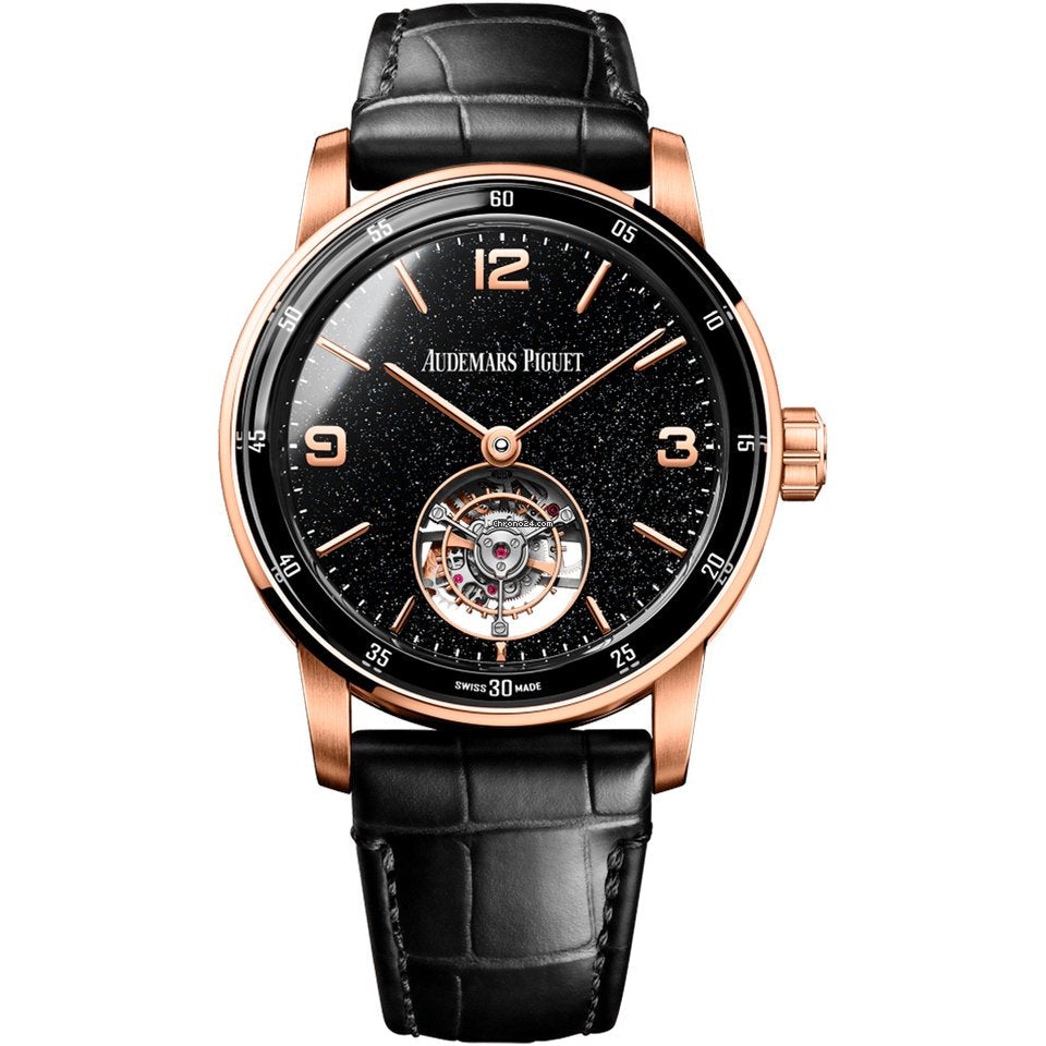 Audemars Piguet Code 11.59 Flying Tourbillon "Starry Night" 41mm 26396OR Black Enamel Dial