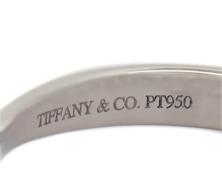 Tiffany & Co. Elsa Peretti 0.06ctw Diamond Open Heart Ring in Platinum