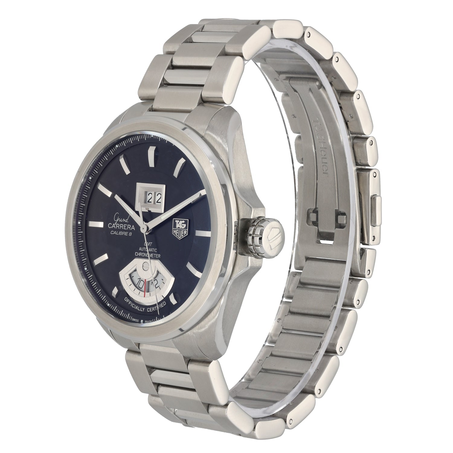 Tag Heuer Grand Carrera WAV5111 42mm Stainless Steel Watch