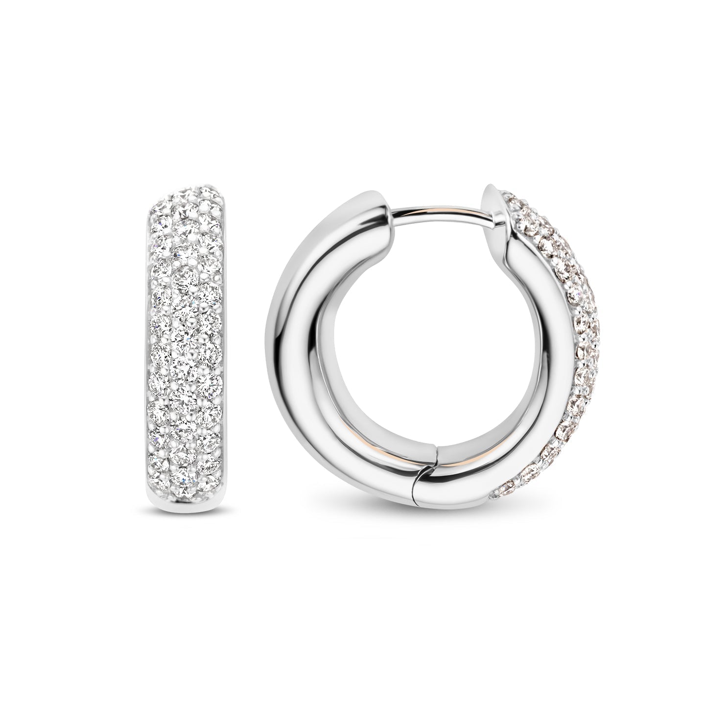 Tirisi Amsterdam Due 18K White Gold Diamond Earrings