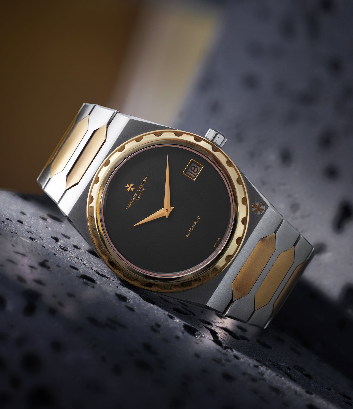 222 | 44018 | Stainless Steel & Yellow Gold