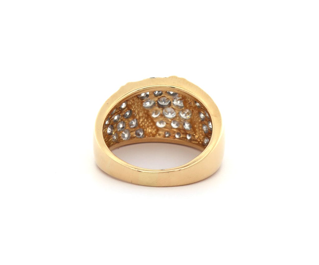 1.75ctw Round Diamond Wide Band Ring in 18K