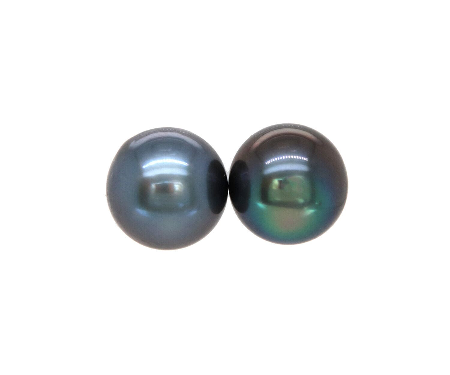 11.5 MM Tahitian Cultured Pearl Stud Earrings in 14K