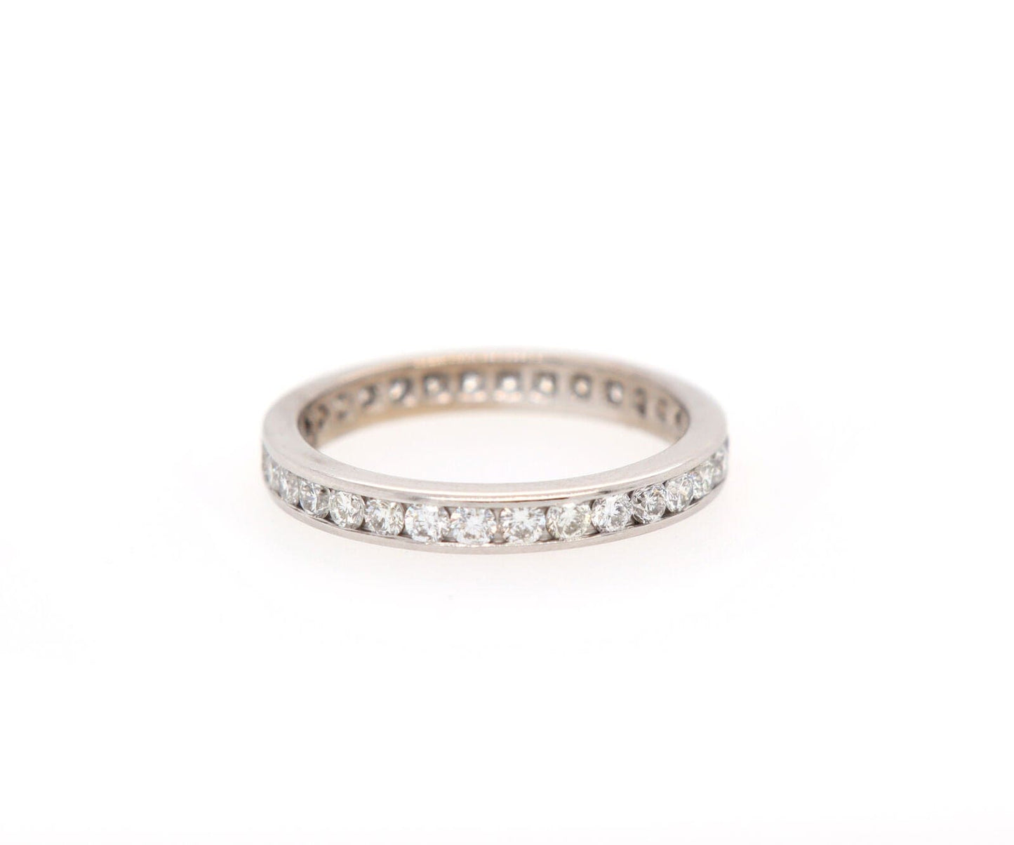 0.75ctw Diamond Channel Set Eternity Wedding Band Ring in 14K