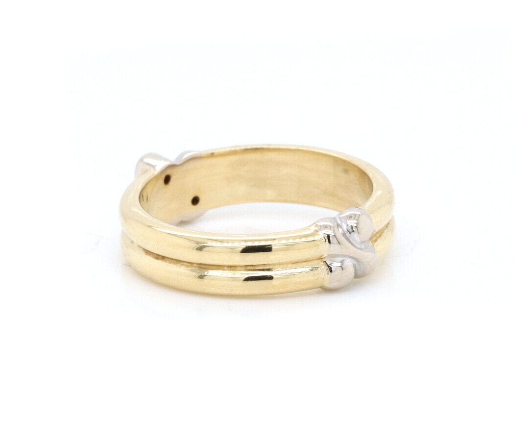 Tiffany & Co. Diamond Two Tone Band Ring in 18K