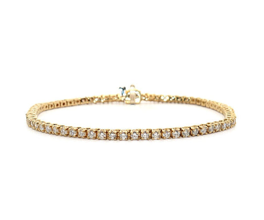 4.00ctw Round Diamond Tennis Bracelet in 14K