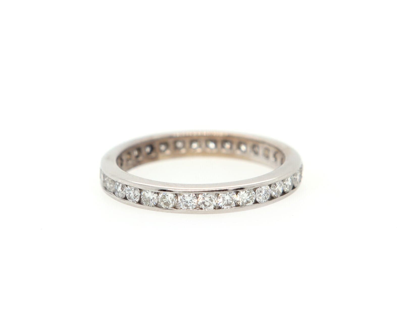 0.75ctw Diamond Channel Set Eternity Wedding Band Ring in 14K