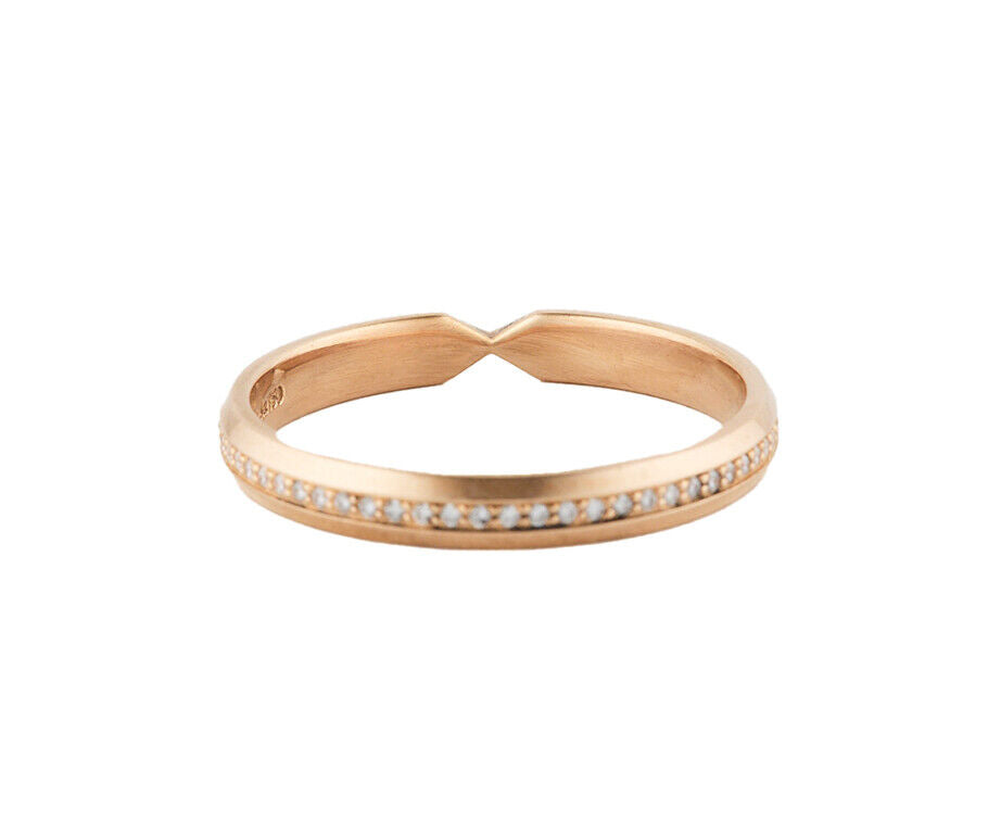 Tiffany & Co. 0.16ctw Diamond Nesting Narrow Band Ring in 18K