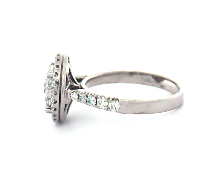 1.90ctw Round Diamond Double Halo Ring in 14K