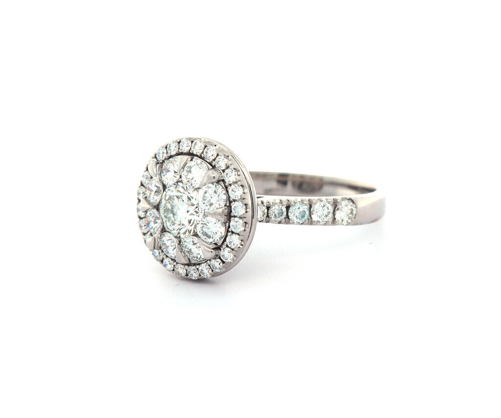 1.90ctw Round Diamond Double Halo Ring in 14K