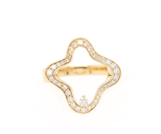 0.50ctw Diamond Movado Open Style Ring in 18K