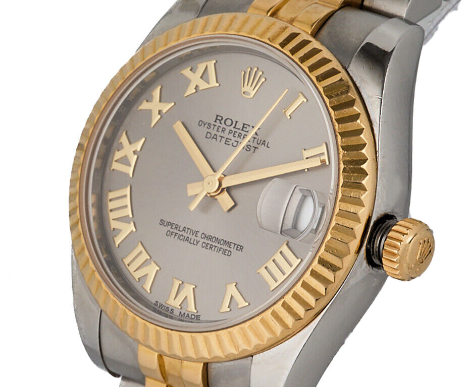 2015 Rolex Datejust 178273 31MM Gray Dial Ladies Watch