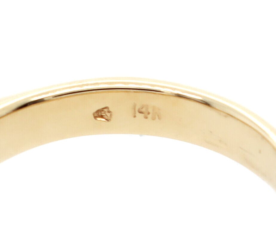 1.00ctw Round Diamond Five Stone Wedding Band Ring in 14K