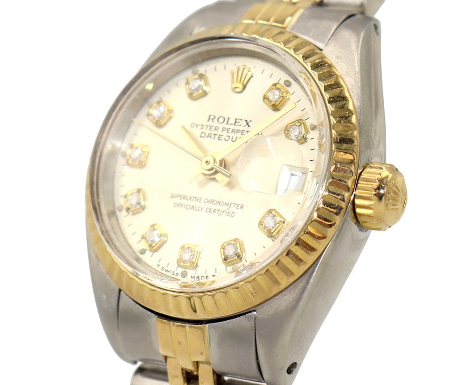 1983 Rolex Datejust 6917 26MM Aftermarket Diamond Dial Ladies Watch