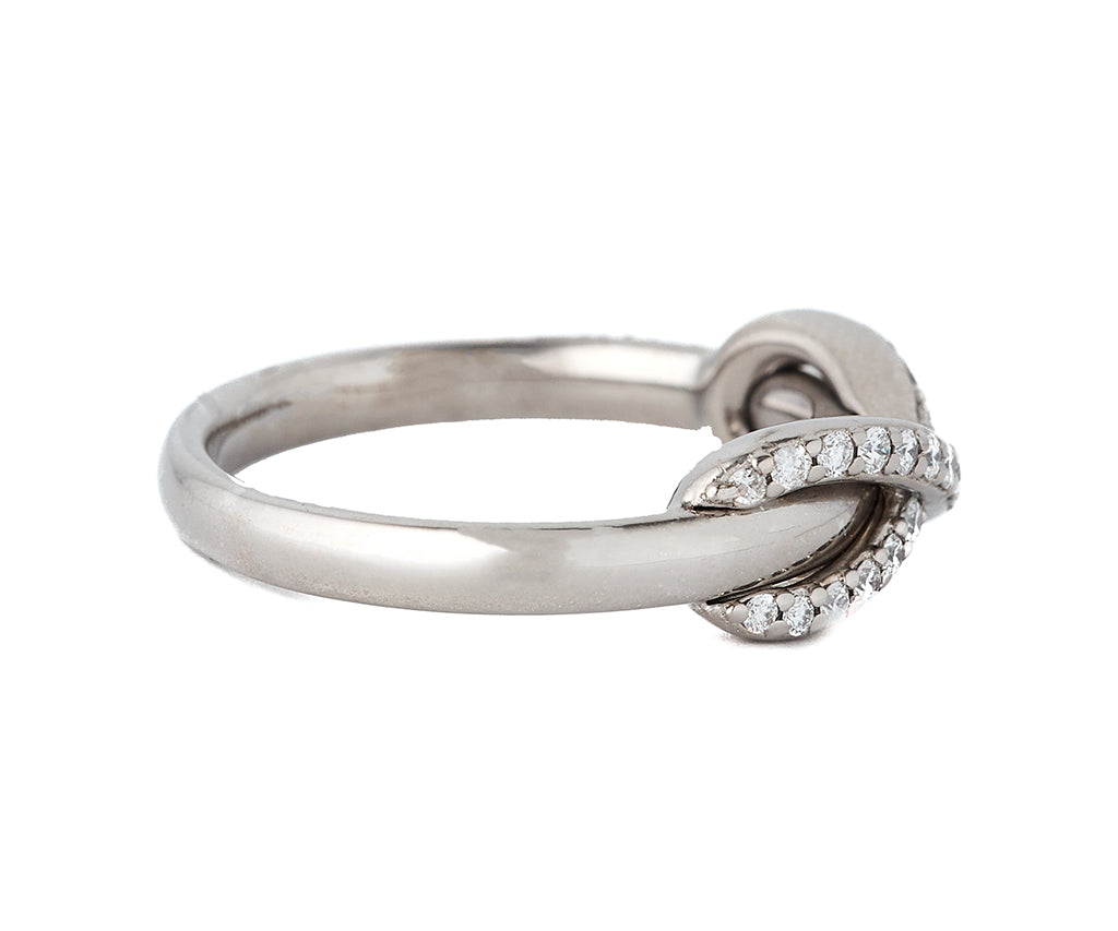 Tiffany & Co. 0.13ctw Diamond Infinity Collection Ring in 18K