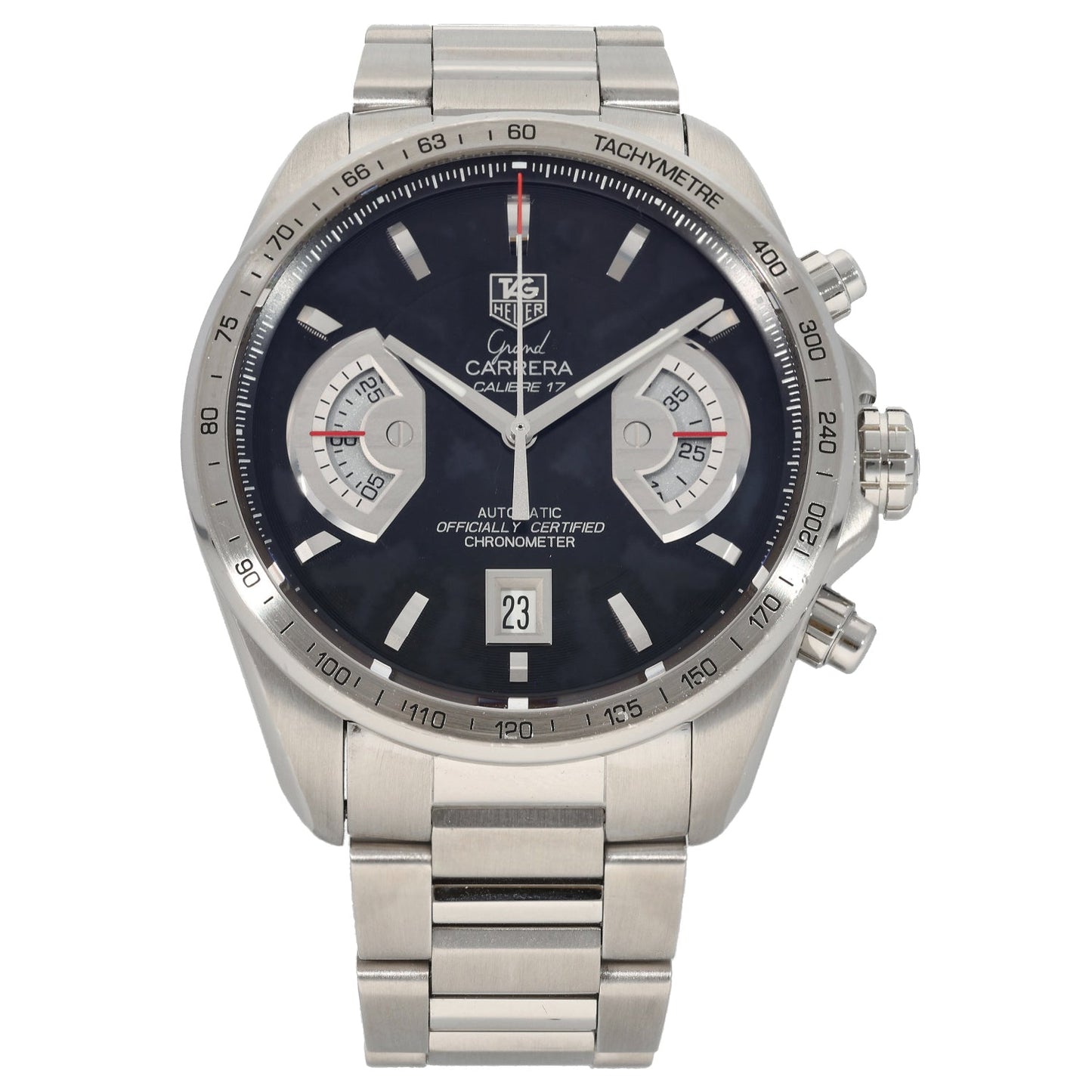 Tag Heuer Grand Carrera CAV511A 43mm Stainless Steel Watch