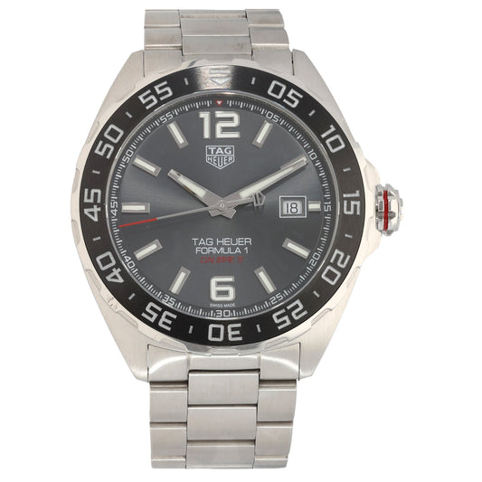 Tag Heuer Formula 1 WAZ2011 43mm Stainless Steel Watch