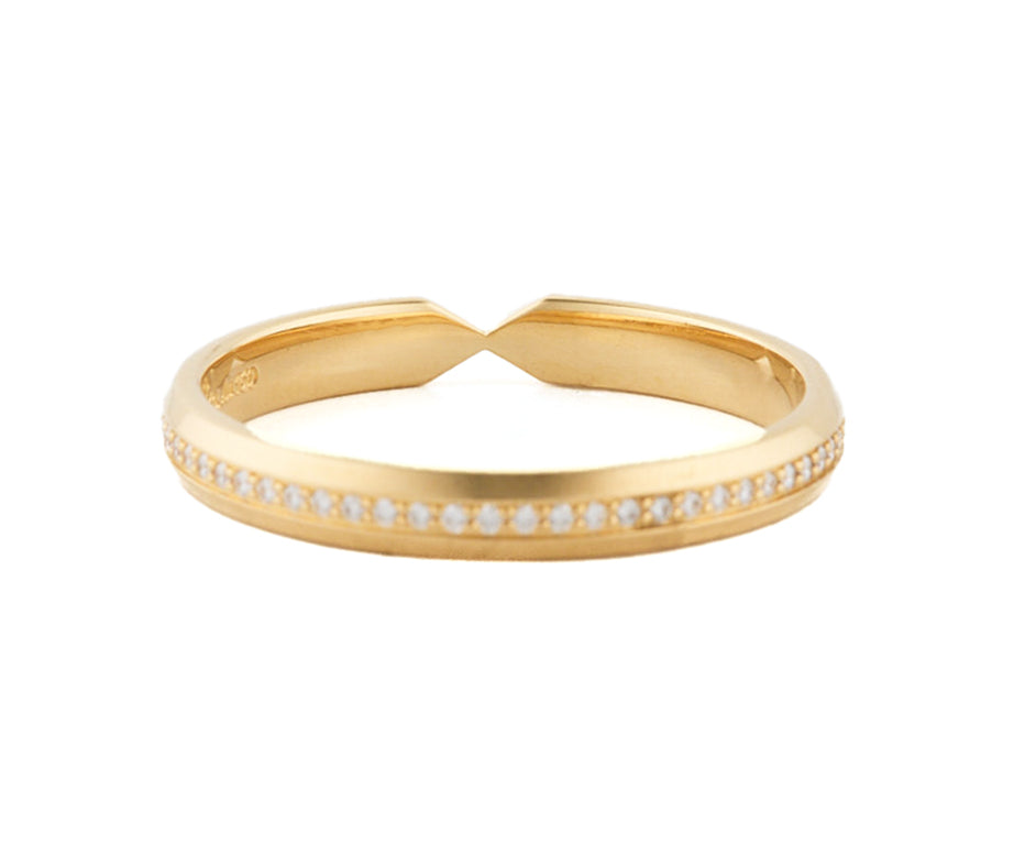 Tiffany & Co. 0.16ctw Diamond Nesting Narrow Band Ring in 18K