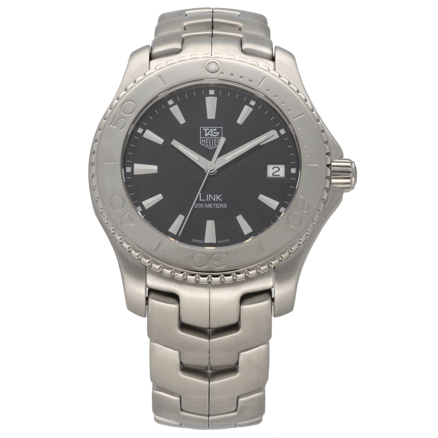 Tag Heuer Link WJ1110-0 39mm Stainless Steel Watch