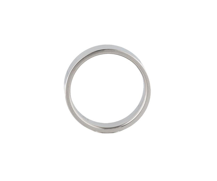 Tiffany & Co. Essential Flat Band Ring in Platinum