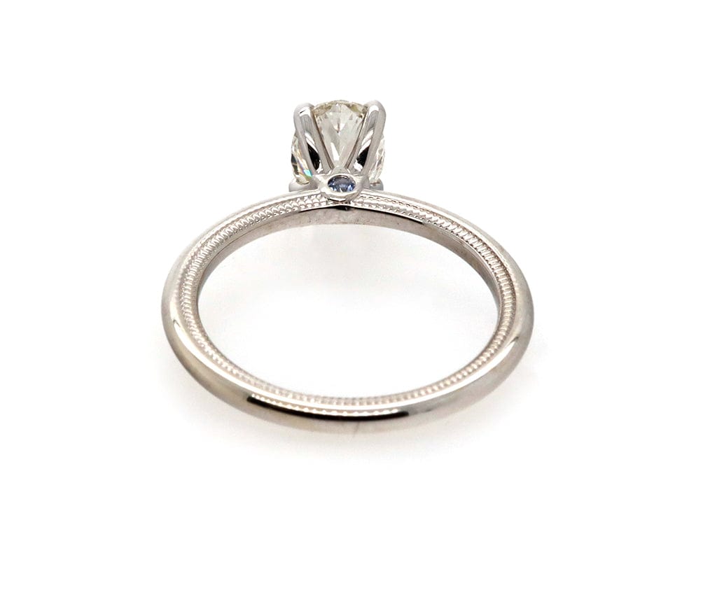 Verragio 1.01ct Oval Diamond Solitaire Engagement Ring in 18K