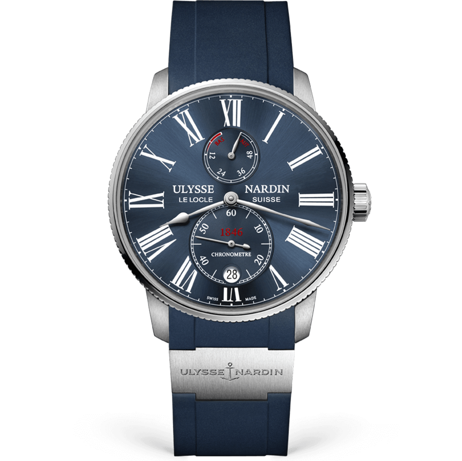 Ulysse Nardin Marine Torpilleur 42mm 1183-310-3/43 Blue Dial