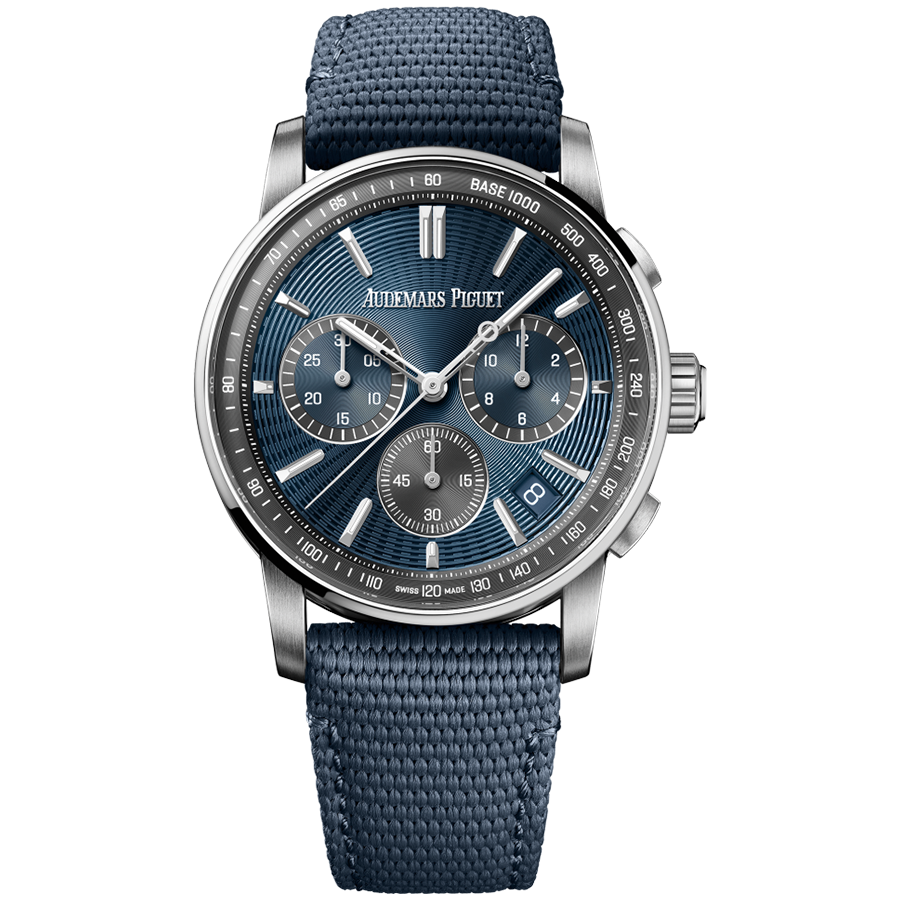 Audemars Piguet Code 11.59 Selfwinding Chronograph 41mm 26393ST.OO.A348KB.01 “Bleu nuit, Nuage 50” Dial