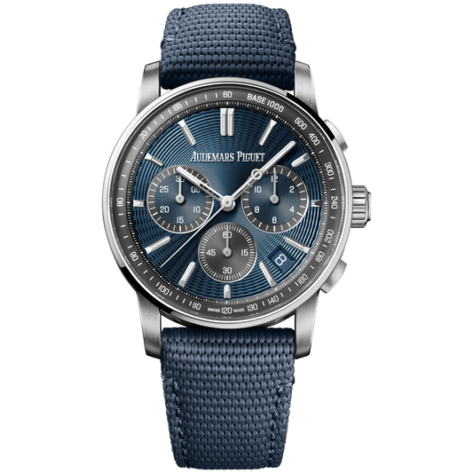 Audemars Piguet Code 11.59 Selfwinding Chronograph 41mm 26393ST.OO.A348KB.01 “Bleu nuit, Nuage 50” Dial