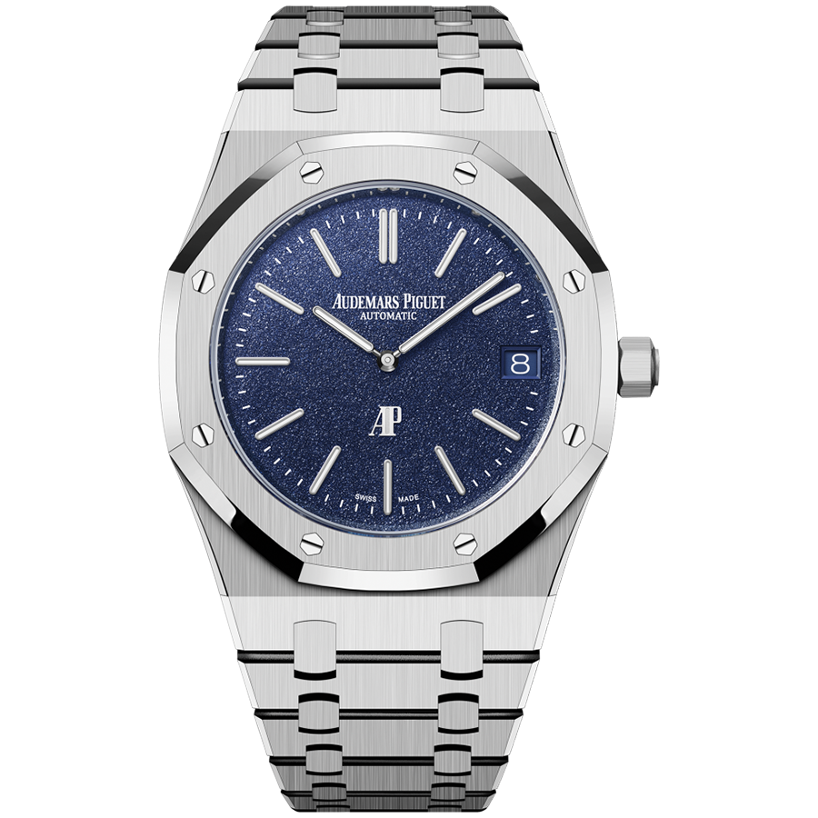 Audemars Piguet Royal Oak "Jumbo" Extra-Thin 39mm 16202BC.OO.1240BC.02 Blue Grainy Effect Dial