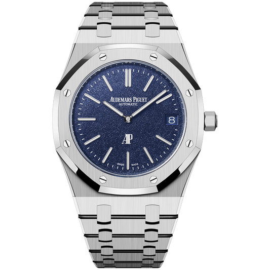 Audemars Piguet Royal Oak "Jumbo" Extra-Thin 39mm 16202BC.OO.1240BC.02 Blue Grainy Effect Dial