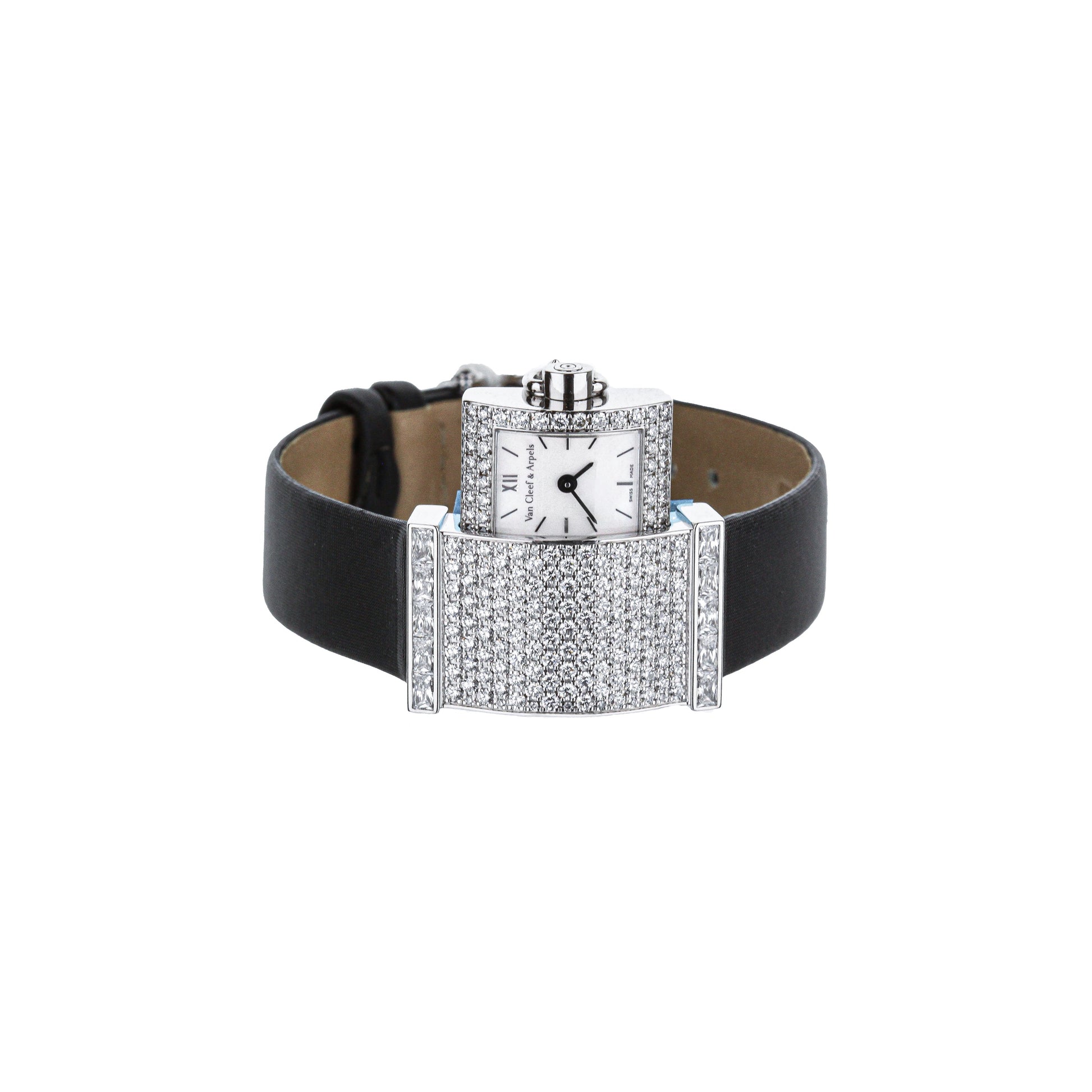 Van Cleef Secret Watch - White Dial, White Gold