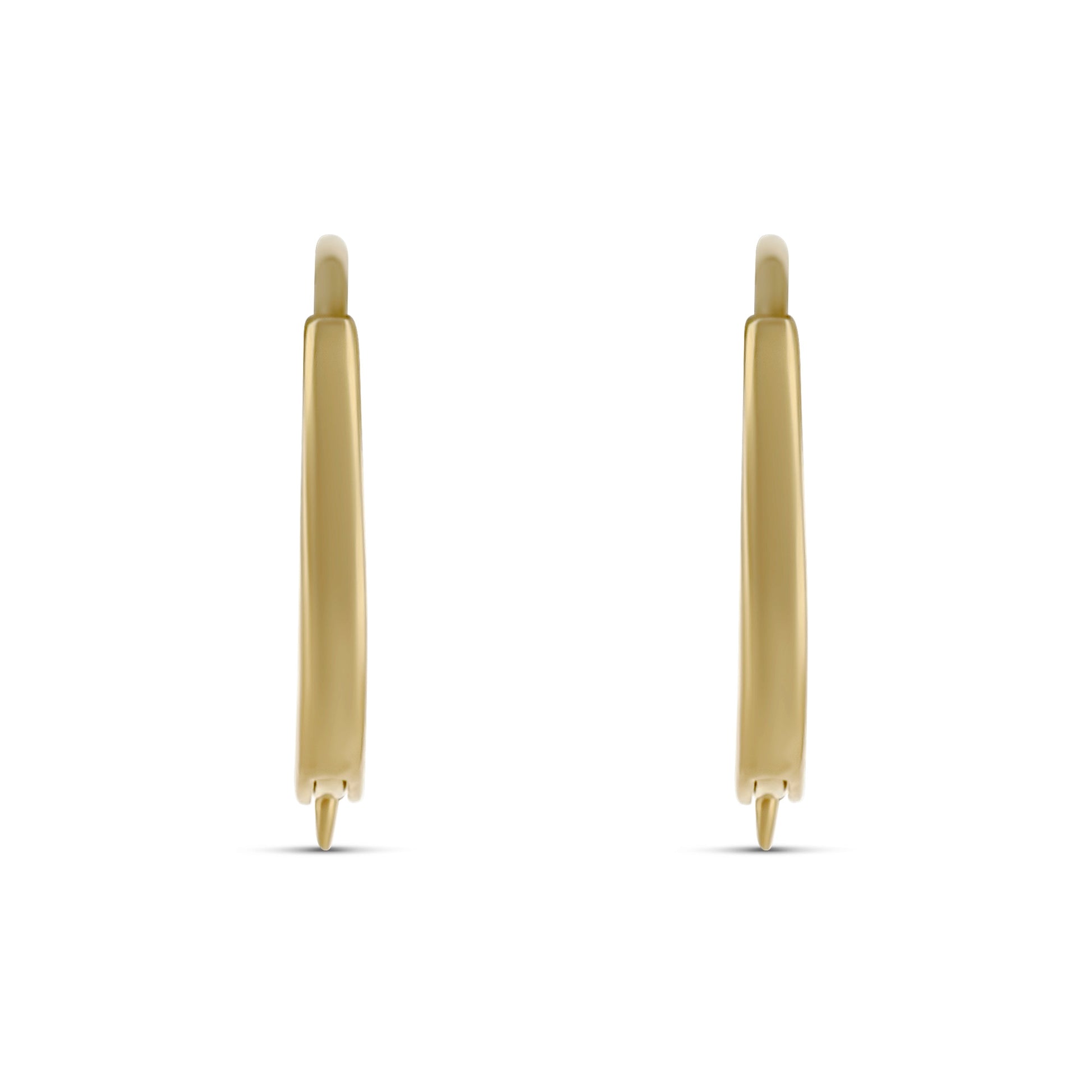 18K Yellow Gold Small Hoop Earrings