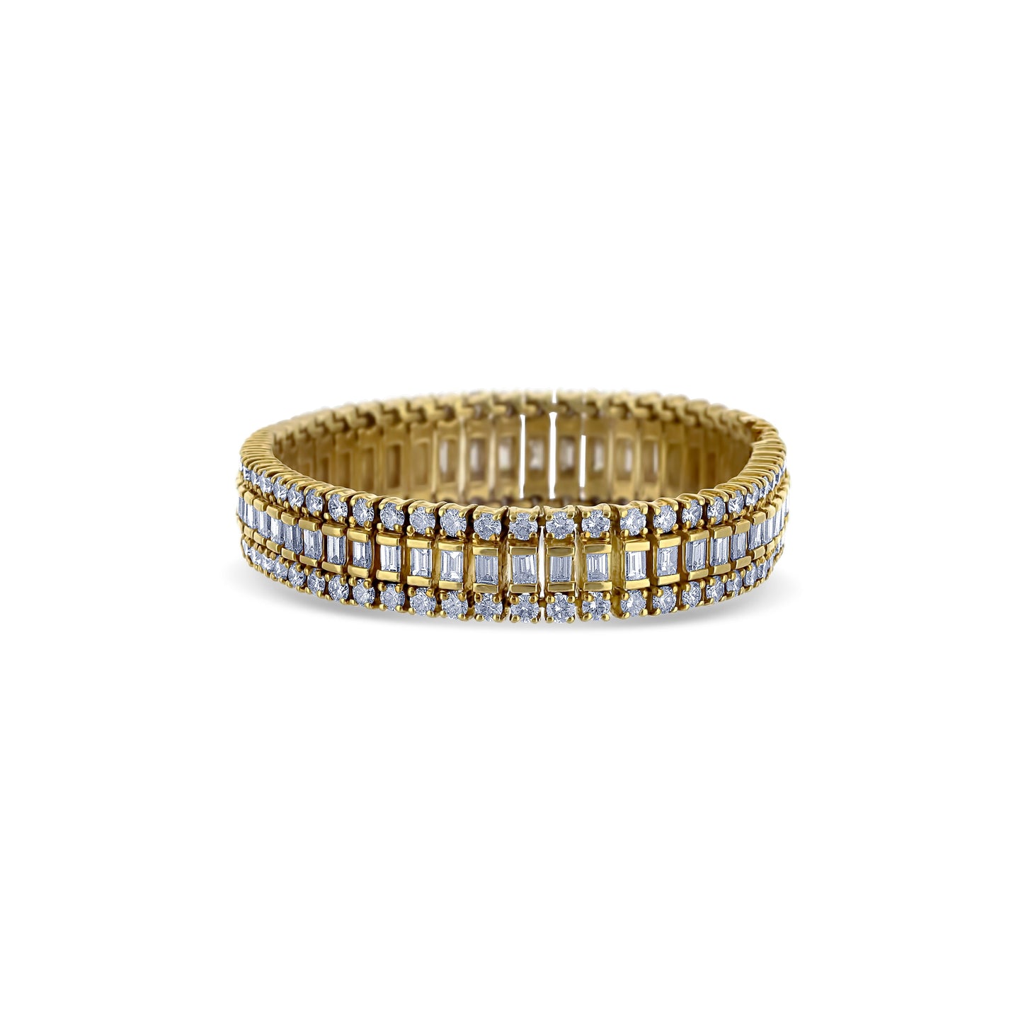 18K Yellow Gold Diamond Bracelet