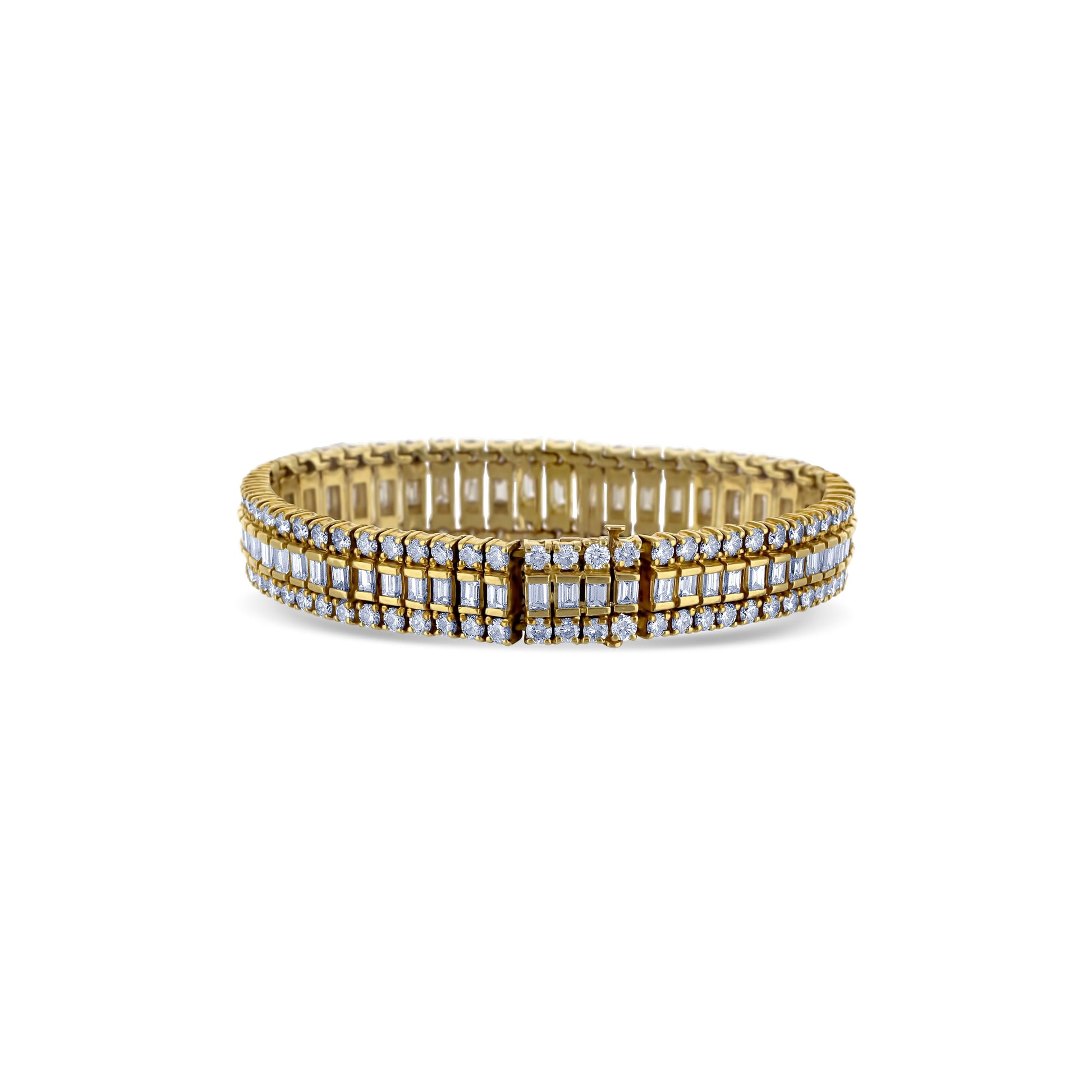 18K Yellow Gold Diamond Bracelet