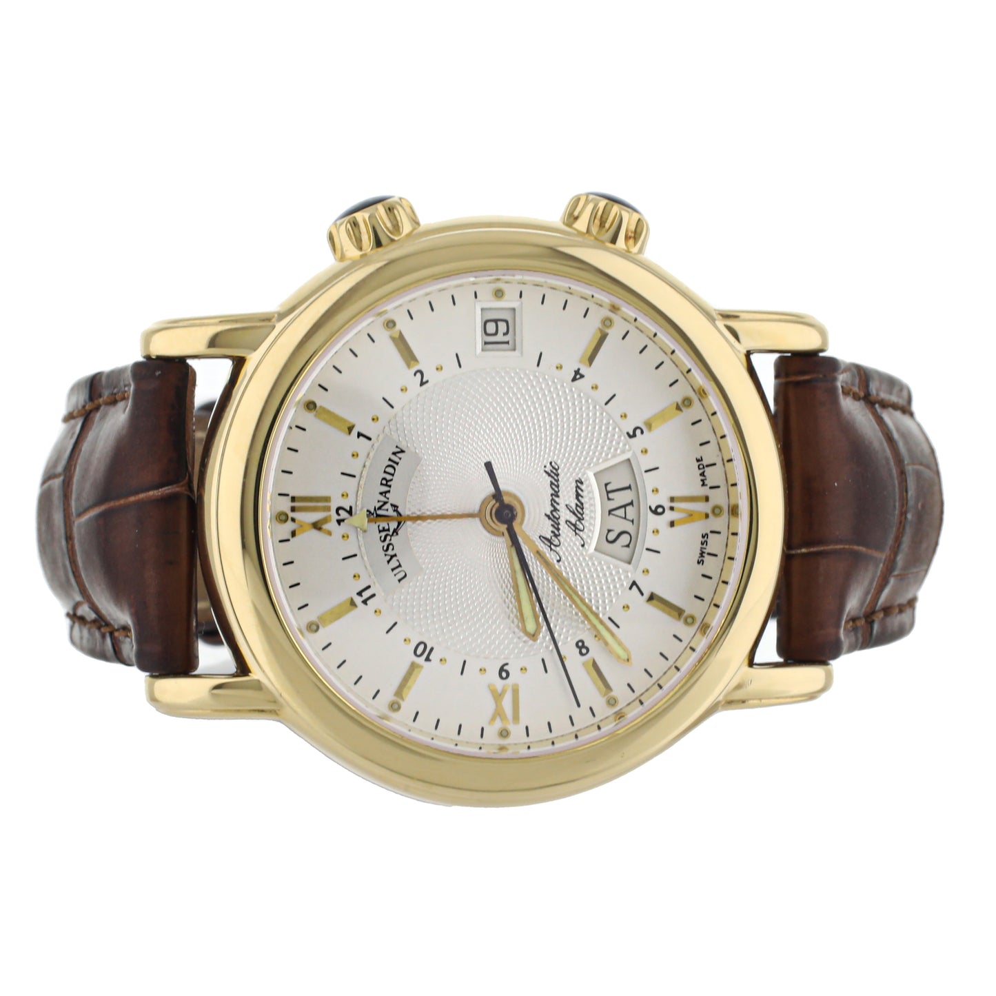 Ulysse Nardin San Marco Alarm Yellow Gold 39MM 601-77 Full Set