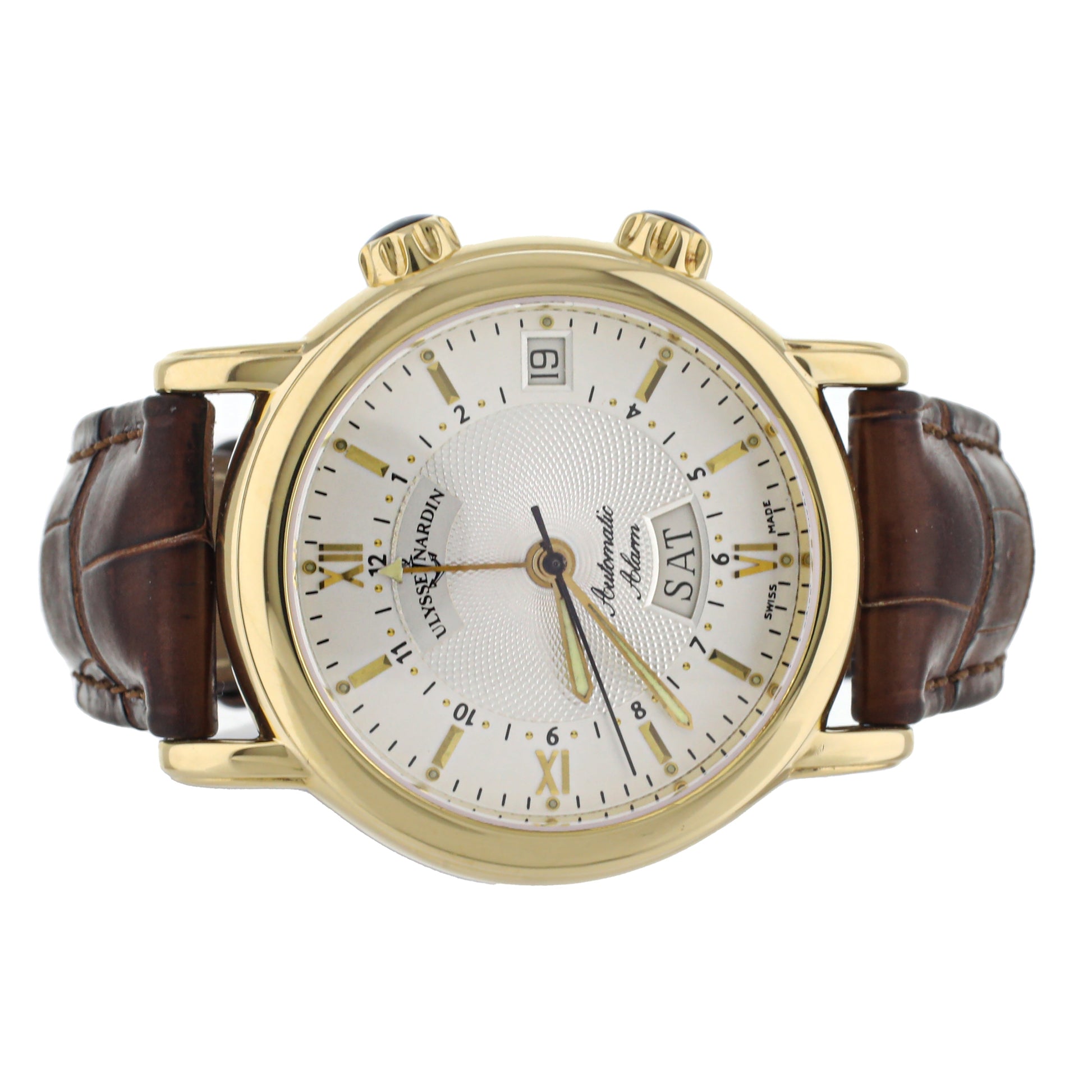 Ulysse Nardin San Marco Alarm Yellow Gold 39MM 601-77 Full Set