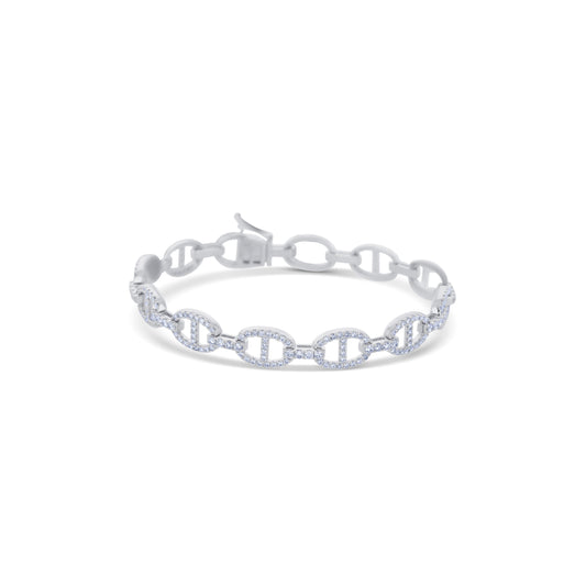 18K White Gold Diamond Bracelet