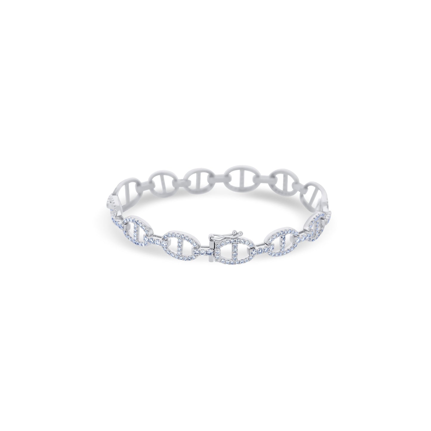 18K White Gold Diamond Bracelet