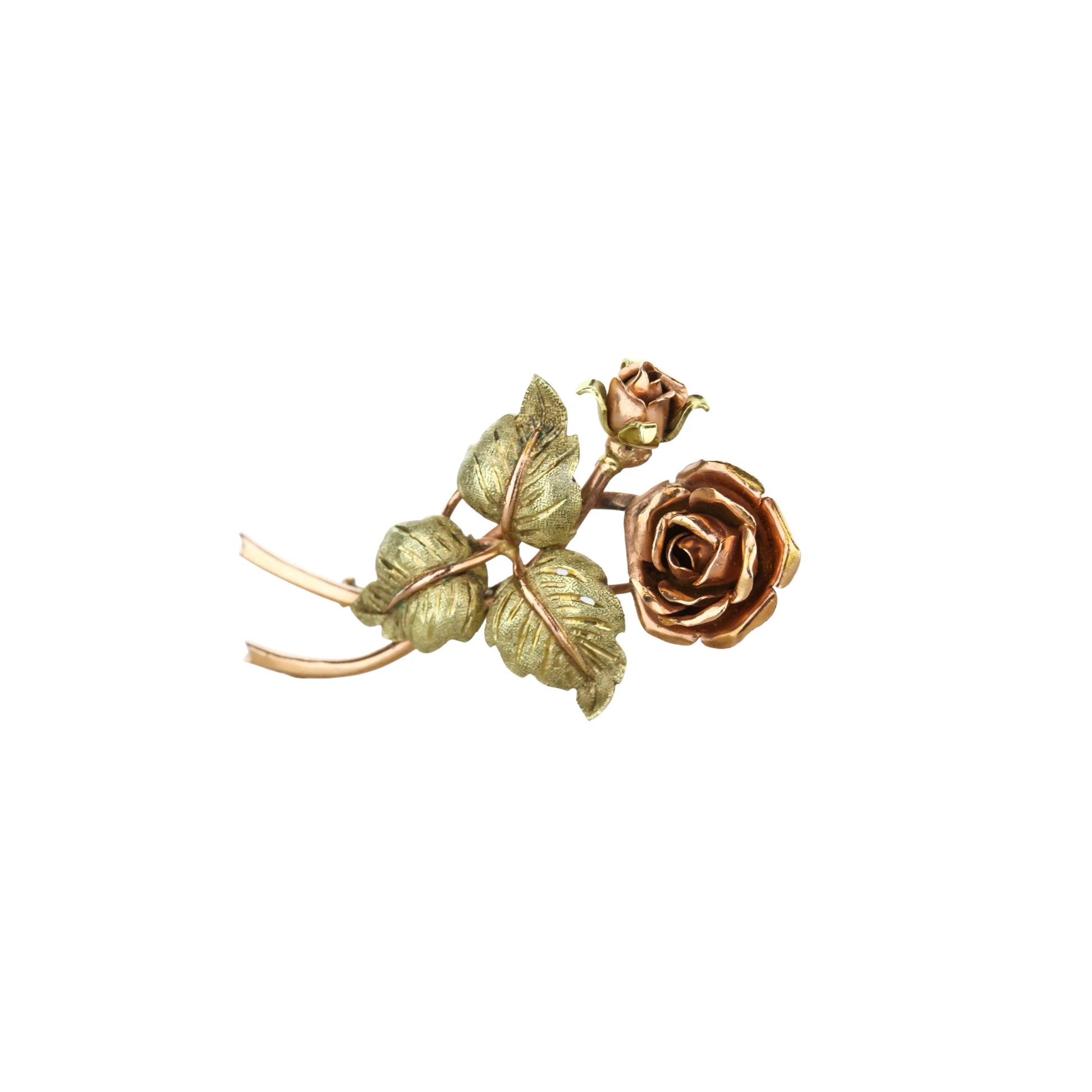 Victorian Handmade Rose Pin