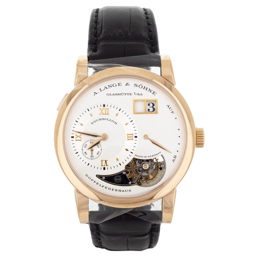 A. Lange & Sohne 18K Rose Gold Lange 1 Tourbillon 38.5MM 704.032