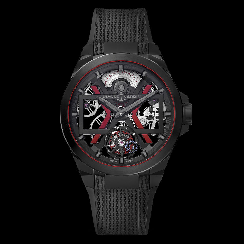 Ulysse Nardin Blast Tourbillon Watch, 45mm Black Dial, 1723-400-3A/BLACK