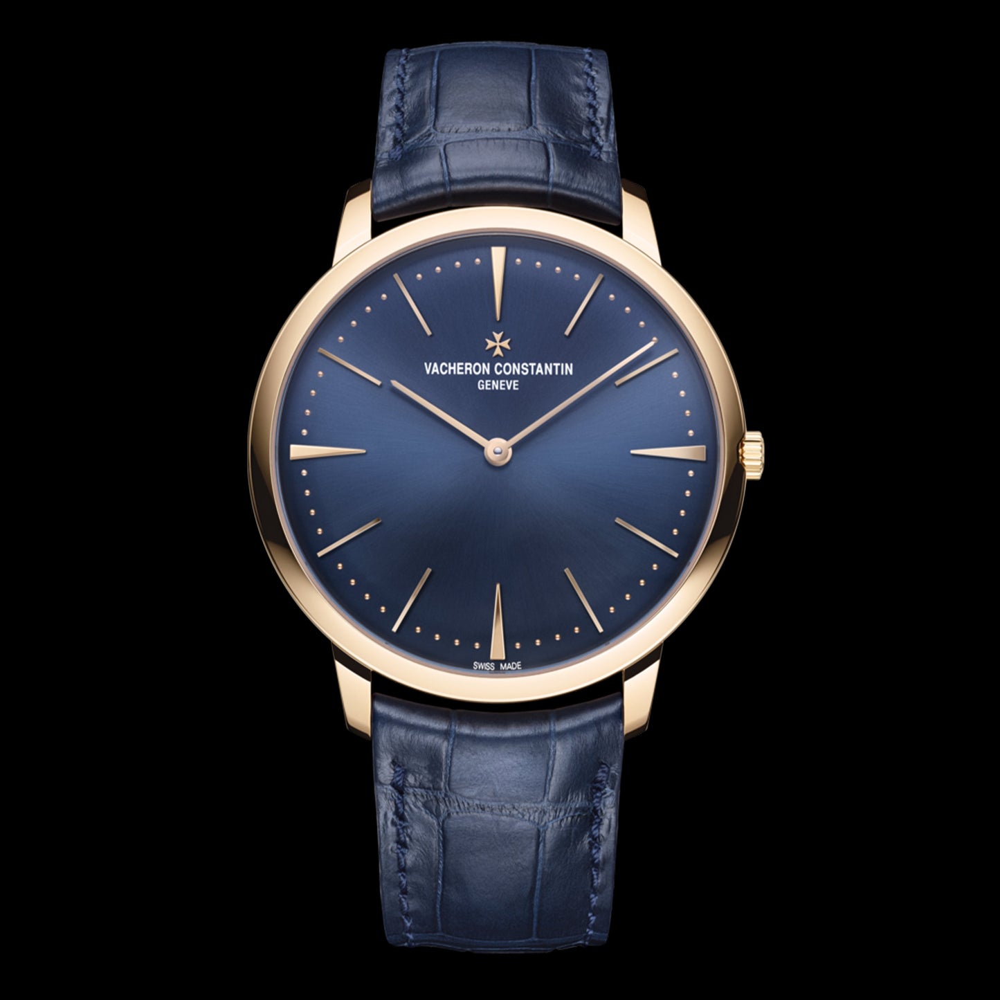 Vacheron Constantin Patrimony Manual-Winding Watch, 40mm Blue Dial, 81180/000R-B518